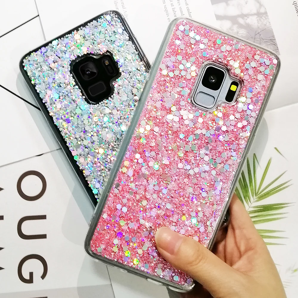 Роскошный тонкий мягкий чехол LAPOPNUT для Samsung Galaxy S20 Ultra S9 S8 Plus S7 S6 S10 S10e Блестящий