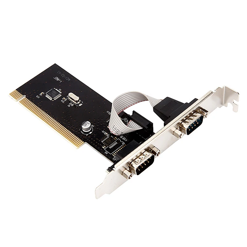 Новый 2 порта s Pci для Com 9Pin последовательный порт RS232 расширение переходника карты