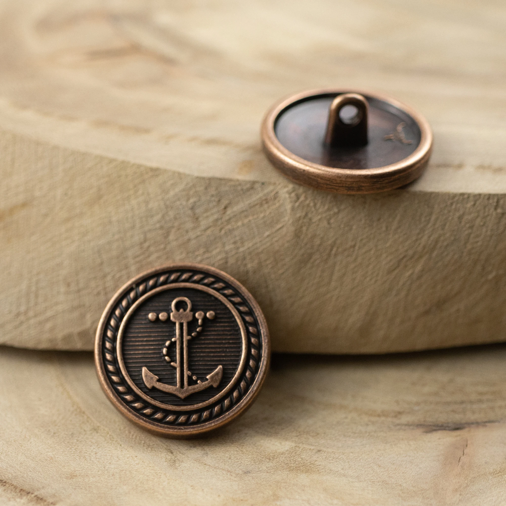 Пуговицы для одежды свитера английского цинкового сплава красные бронзовые 10 шт.