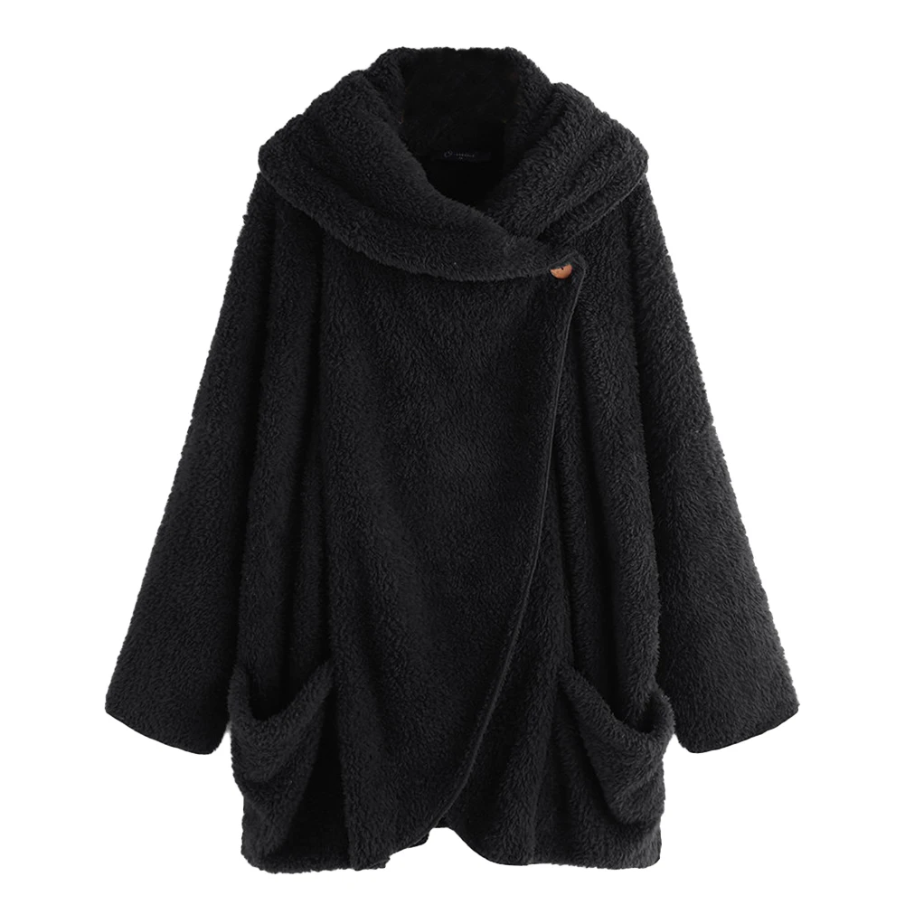 Модная женская однотонная длинная куртка с рукавами летучая мышь кардиган