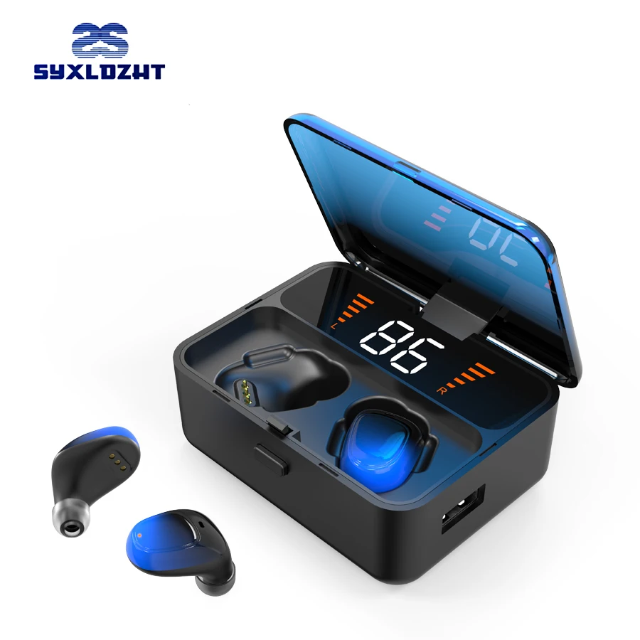 TWS 5 0 Bluetooth беспроводные наушники Hi Fi стерео с шумоподавлением свободные руки