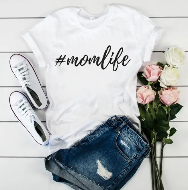 

Women Mama Momlife Letters Fashion Mother Clothing Tees Tops Graphic Female Ladies Womens Lady T-Shirt Tumblr T Shirt T-shirts
