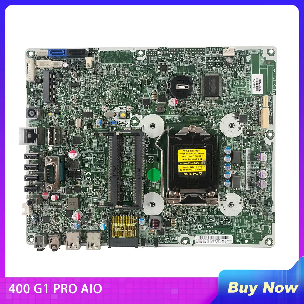 

For HP 400 G1 PRO AIO Desktop Motherboard 737339-001 737182-001 737183-001 737184-001 Perfect Test