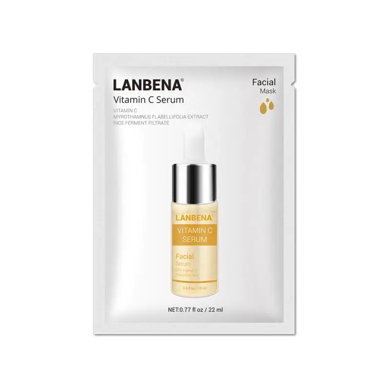 LANBENA 1 шт. Гиалуроновая кислота увлажняющая маска для лица Витамин C Сыворотки