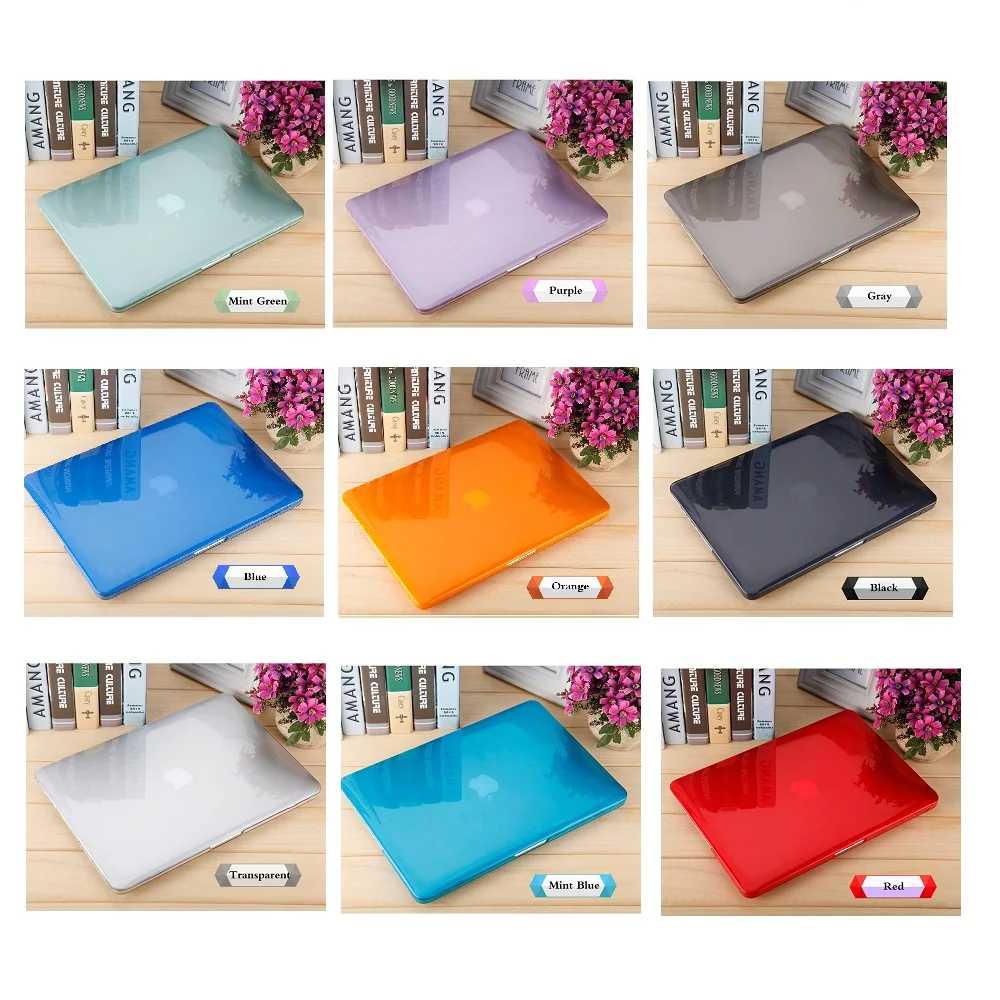 

For Pro 16 A2141 Transparent Plastic Hard Case For MacBook 13Air A1466 A1369 Retina Pro 13 A1278 Laptop Case + Keyboard Cover