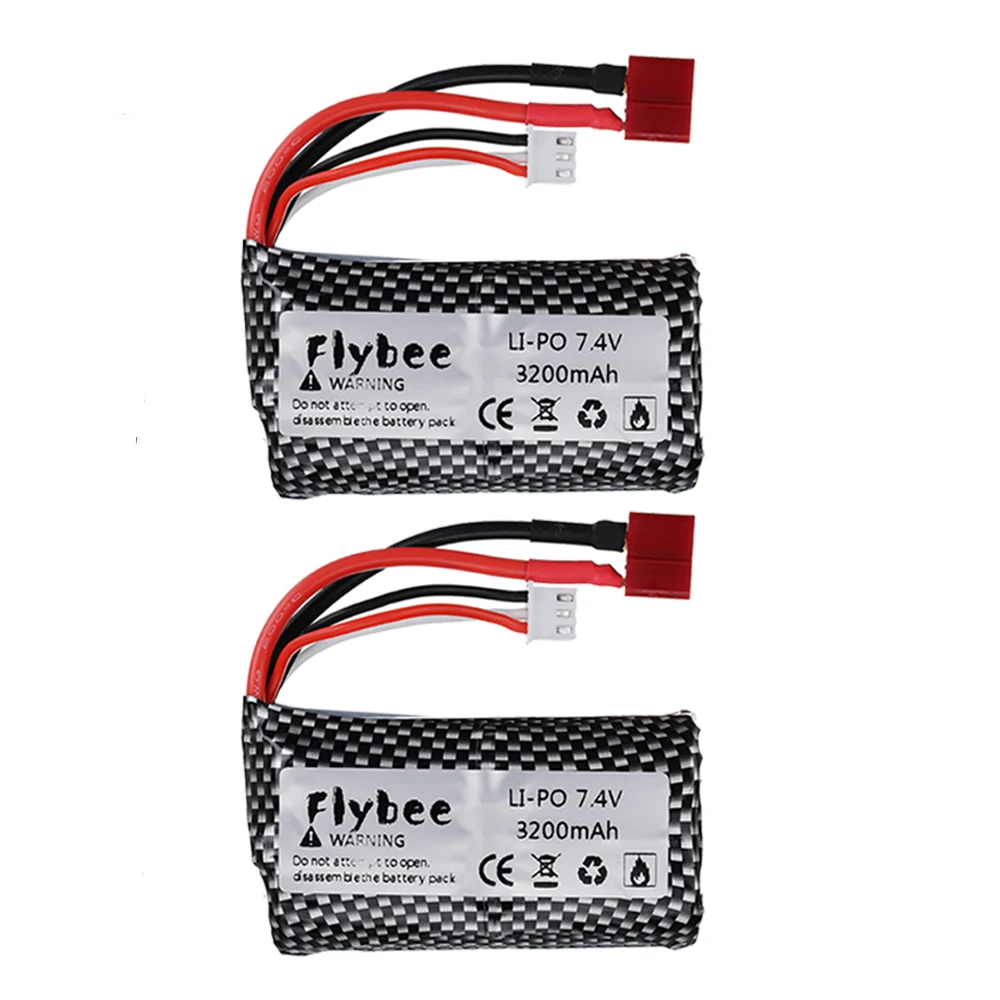 7 4 V 3200mAh 2S Lipo Батарея для Q46 Wltoys 10428 /12428/12423 игрушечные машинки RC Запчасти
