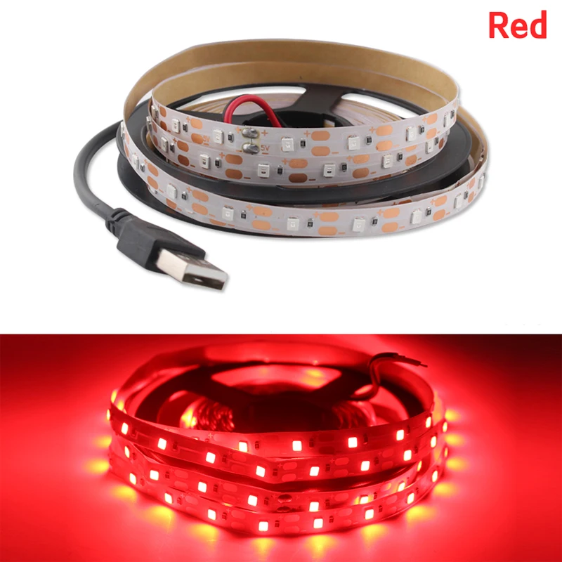 Светодиодные ленты 2835 USB1M/2 м/3 М/4 м/5 м красный светильник ing какой Отдел берет на