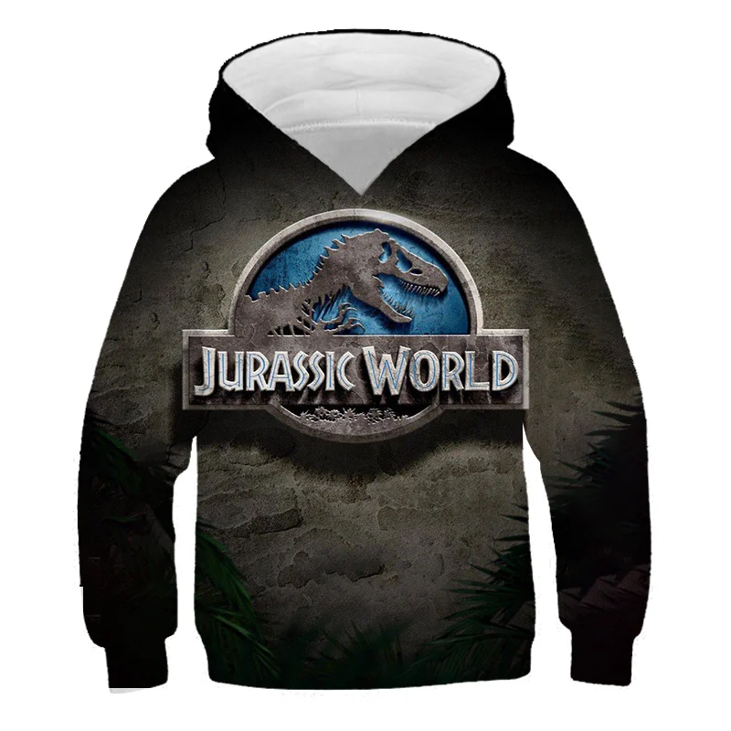 

Dinosaur Sweatshirt Hoodies Teenage Baby-Boys-Girls Kids Children's Jurassic park Casual Print Dinosaur Tops Clothes Clothing