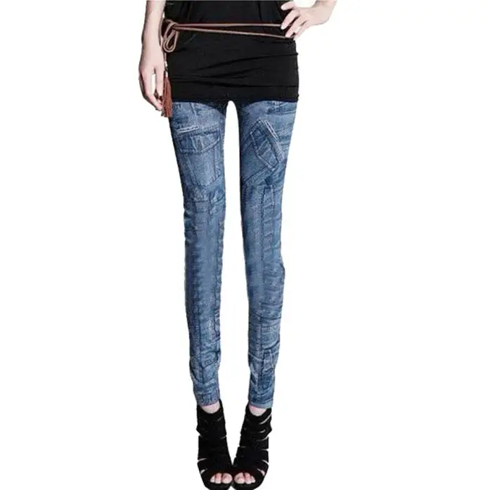 Blue Nice Stretchy Jeans Women Look Fashion Jeans For Women Sexy Slimming Skinny Leg Pants Hole Jeans mujer - Цвет: Blue