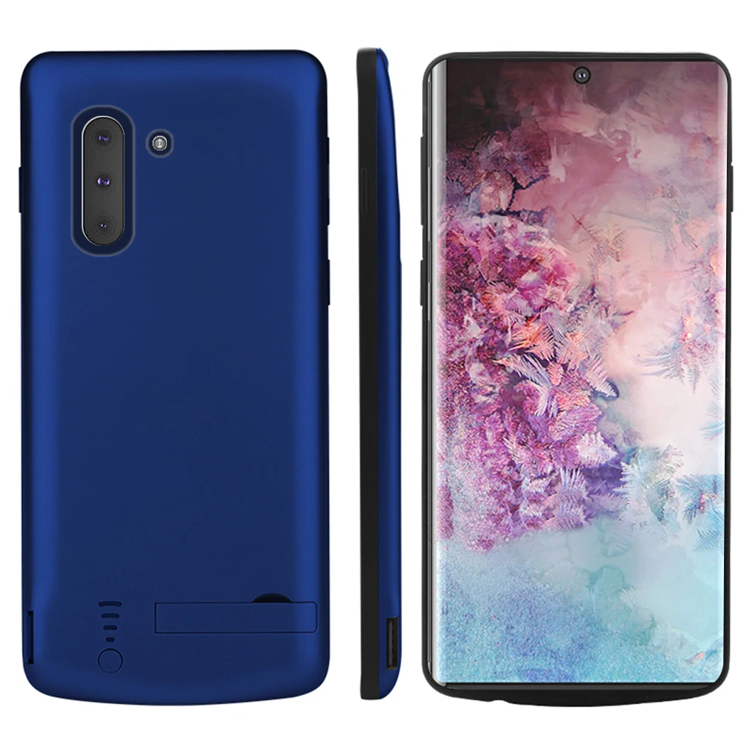 Для samsung Galaxy Note 10 зарядное устройство чехол 5000 мАч перезаряжаемый Расширенный протектор аккумуляторной батареи с кронштейном крышка Note 10 Plus