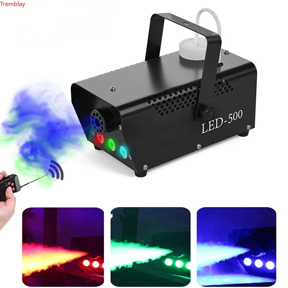 Tremblay 500W Беспроводной Управление светодиодный противотуманная дымовая машина RGB