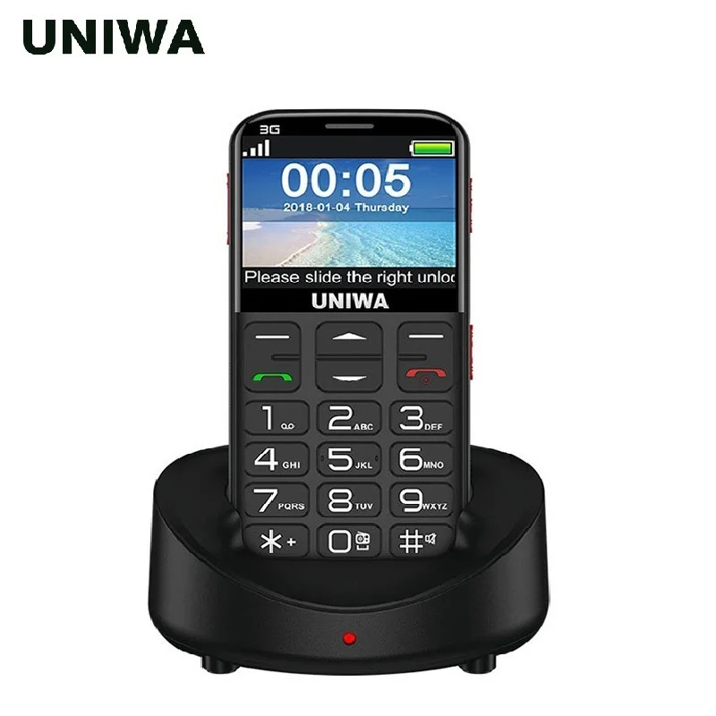 UNIWA V808G телефон с большими кнопками SOS 2 31 дюйма|Смартфоны| |