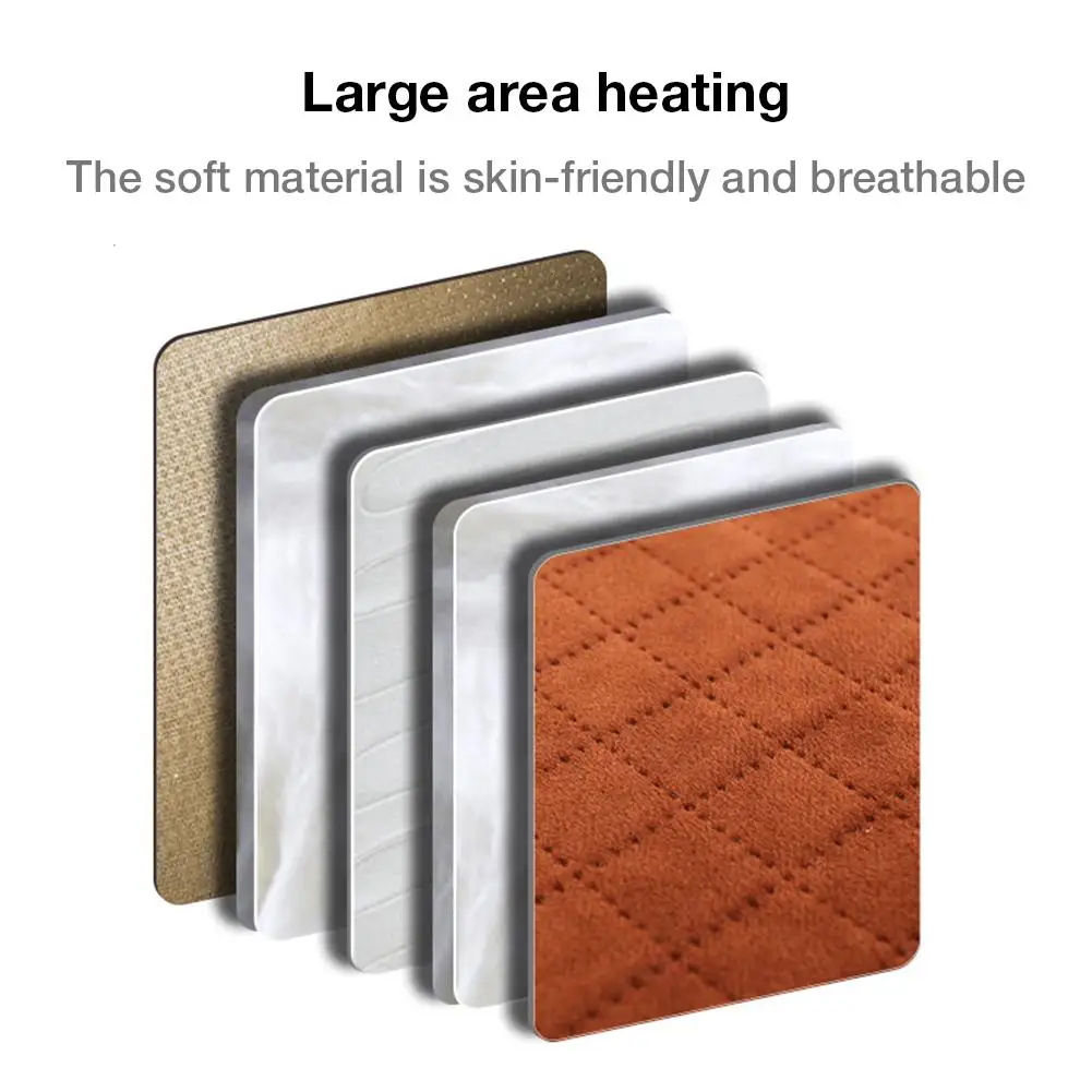 Два слоя Автомобильная подушка сиденья с подогревом 12V Короткие Плюшевые ботинки