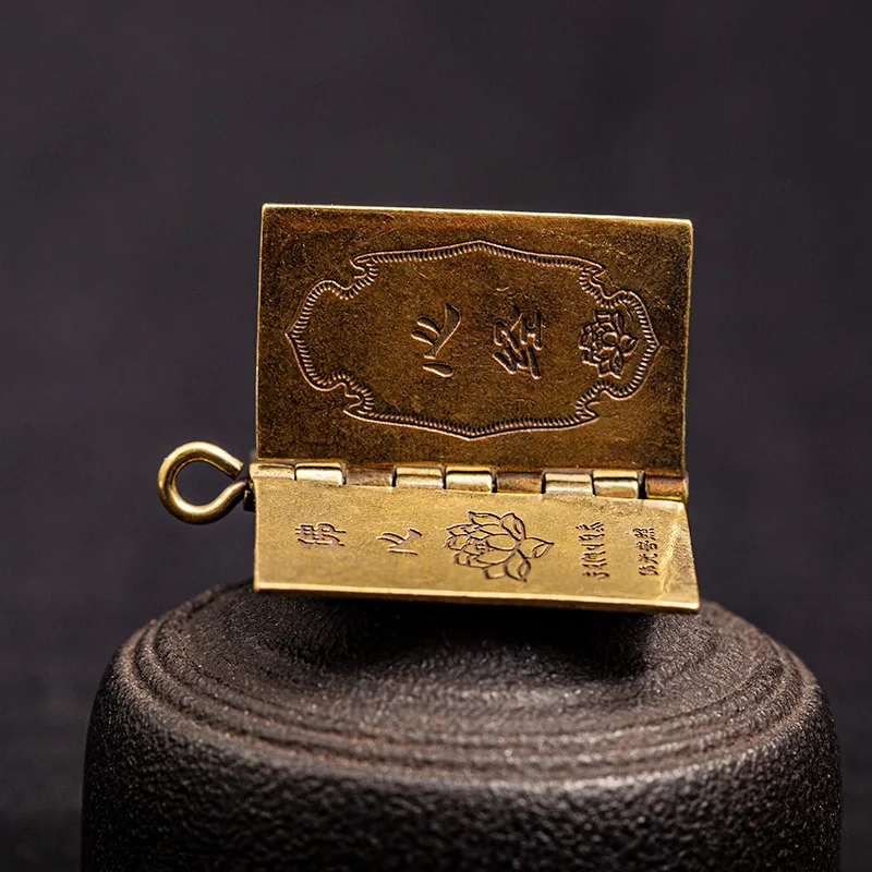 Латунная мантра буддистское китайское сердце Sutra санскрит подвески для женщин и