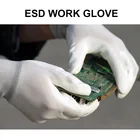 Антистатические перчатки, безопасные антистатические Нескользящие рабочие перчатки для промышленного использования, 24 шт.12 пар