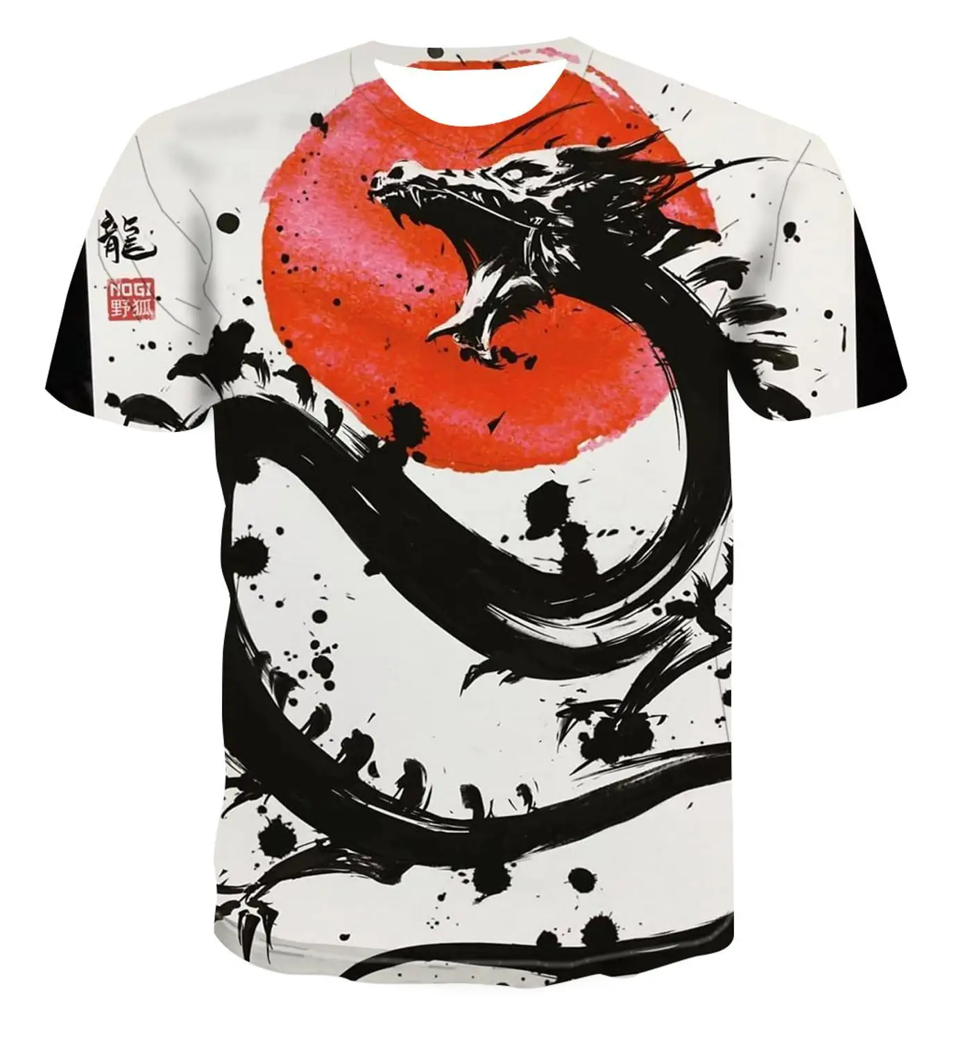 

2020 boutique 3D fashion t-shirt men's abstract art cartoon / animal / print / personalized trend summer short sleeve s-6xl top