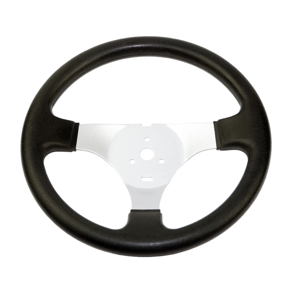 FLYPIG Steering Wheel Assembly Set for 110cc Go Kart Tie Rod Rack Adjustable Shaft Car Accessories