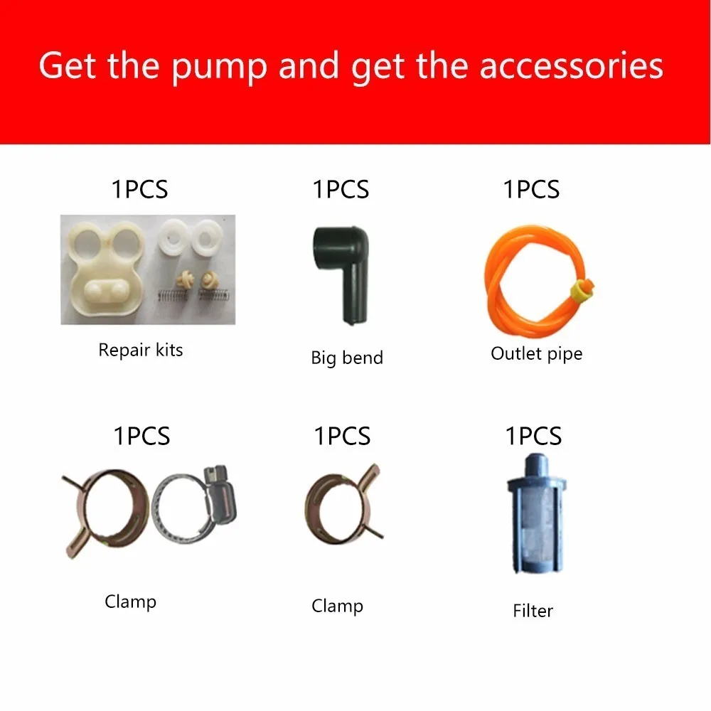 Сельскохозяйственный Электрический водяной насос прочный черный мембранный