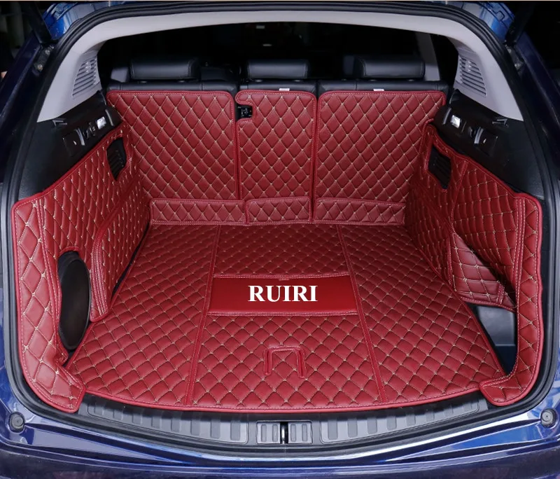 

High quality! Full set car trunk mats for Alfa Romeo Stelvio 2020 waterproof boot carpets cargo liner mat for Stelvio 2019-2017