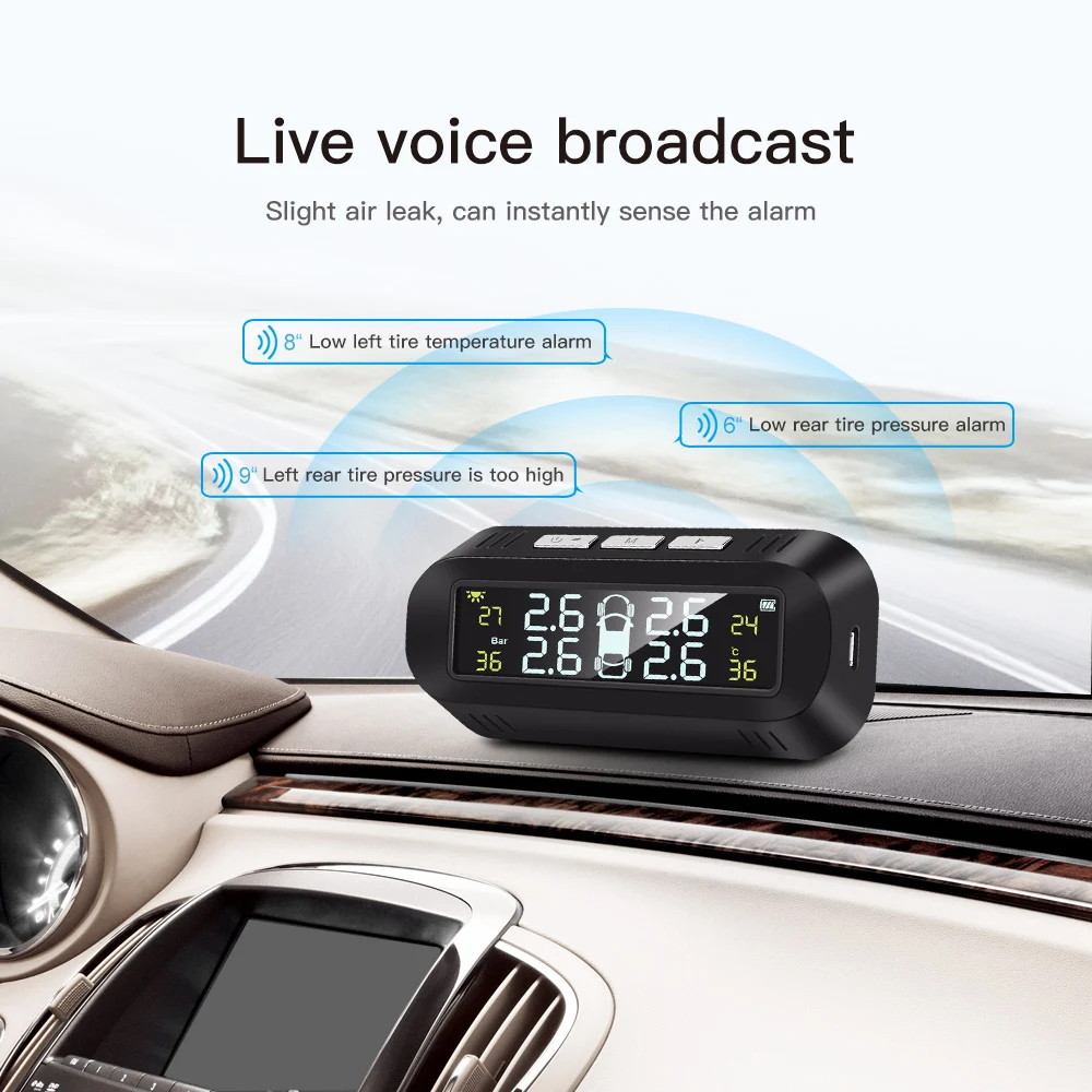 Высокая производительность TPMS Анти взрыв датчик давления в шинах Автомобильная