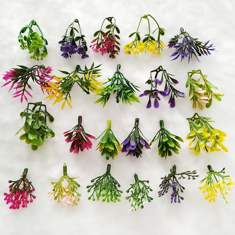 100 шт Мини ядро Stamen diy бонсай декоративные аксессуары цветочный горшок наполнение украшения поддельные растения DIY ВЕНОК поддельные цветы