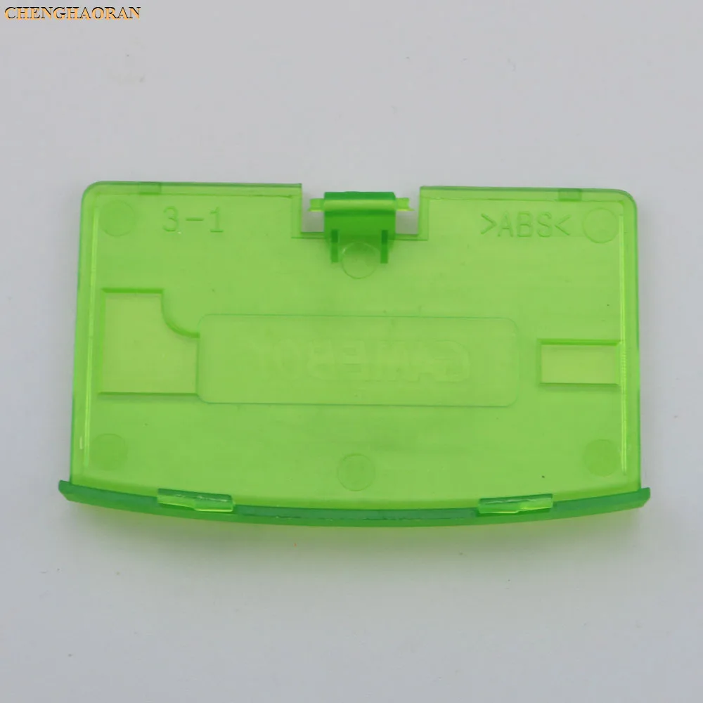 M Clear Green ChengHaoRan 1 шт. для GBA чехол крышка батареи чехол задняя дверь Крышка для nintendo Gameboy Advance консоль Ремонт Запчасти Замена - Цвет: M Clear Green