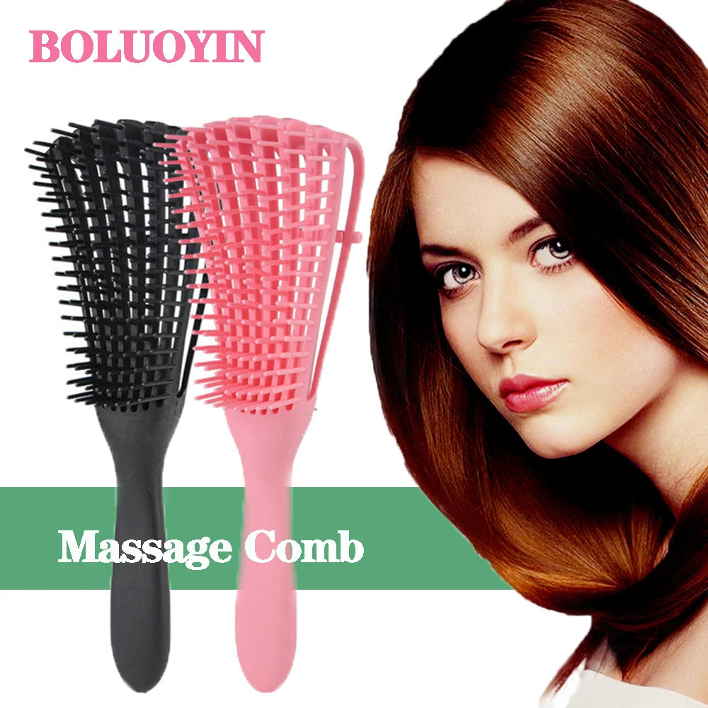 

Hot Sale Detangling Hair Brush Scalp Massage Hair Comb Detangling Brush for Curly Hair Brush Detangler Hairbrush Women Men Salon