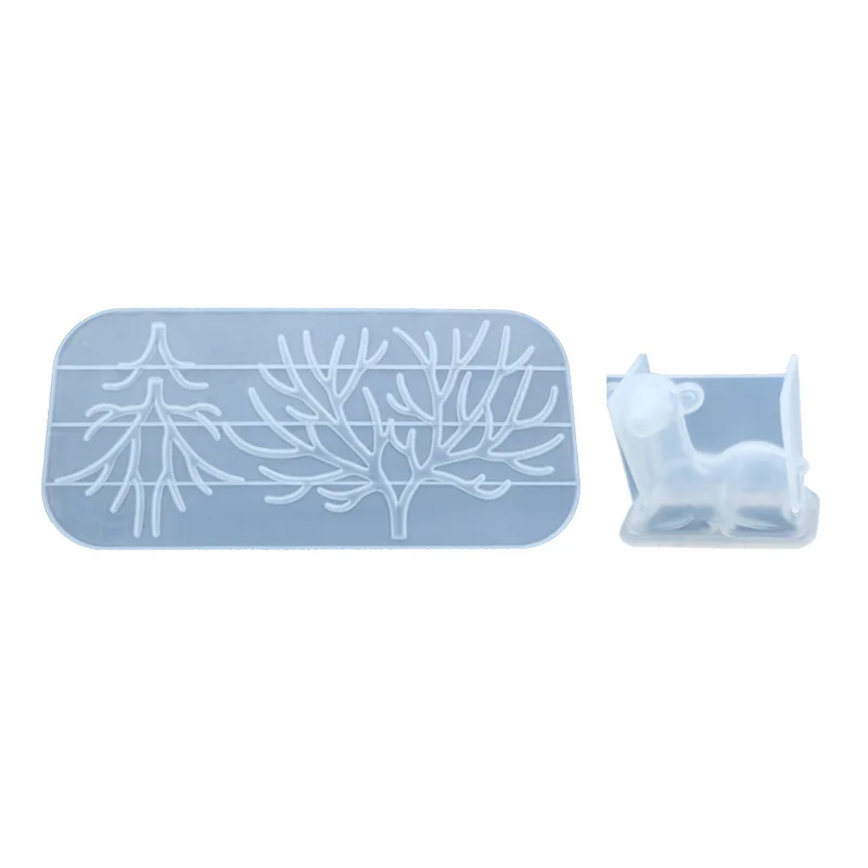 

Deer Stand Resin Molds for Jewelry Organizer, 2PCS Fawn Antlers Silicone Molds Set for Resin Earrings Hanging, Resin Jewelries H