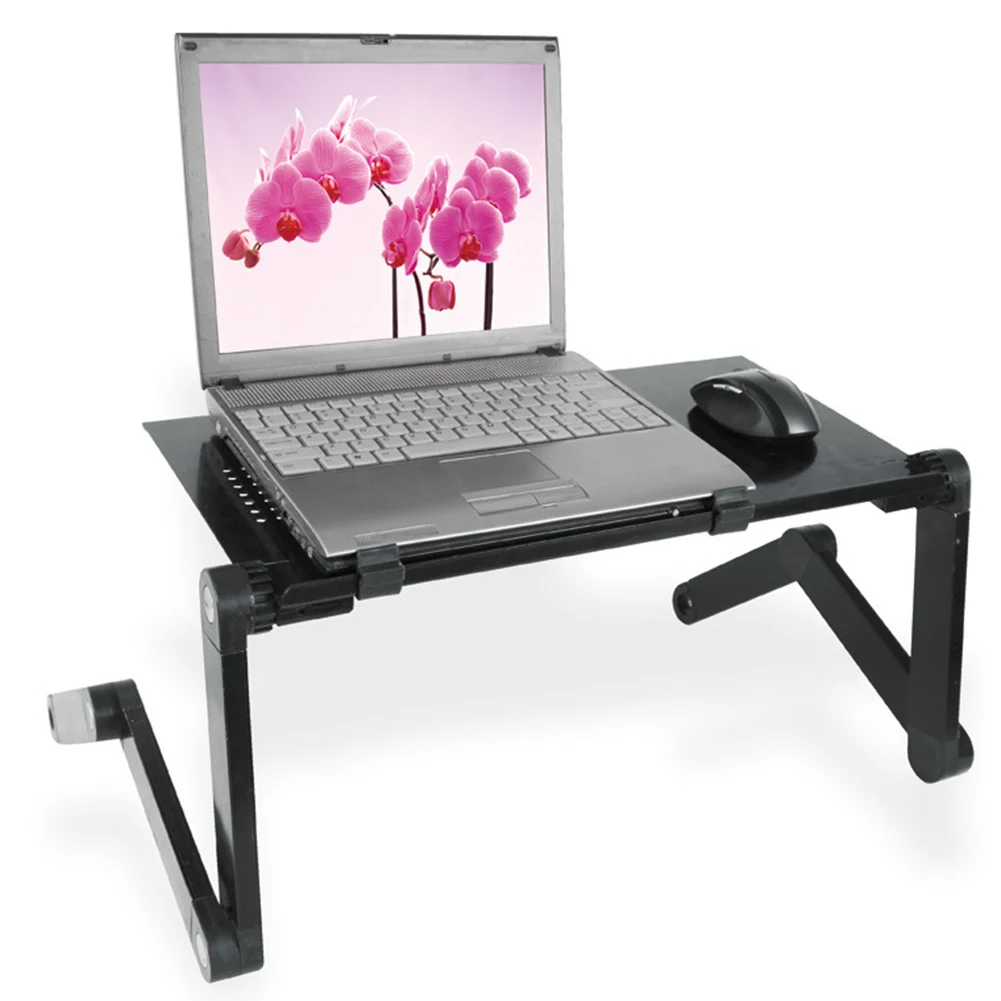 

Aluminum Alloy Folding Table For Laptop Desk Computer Portable Adjustable Notebook Stand Tray For Sofa Bed 3 Style