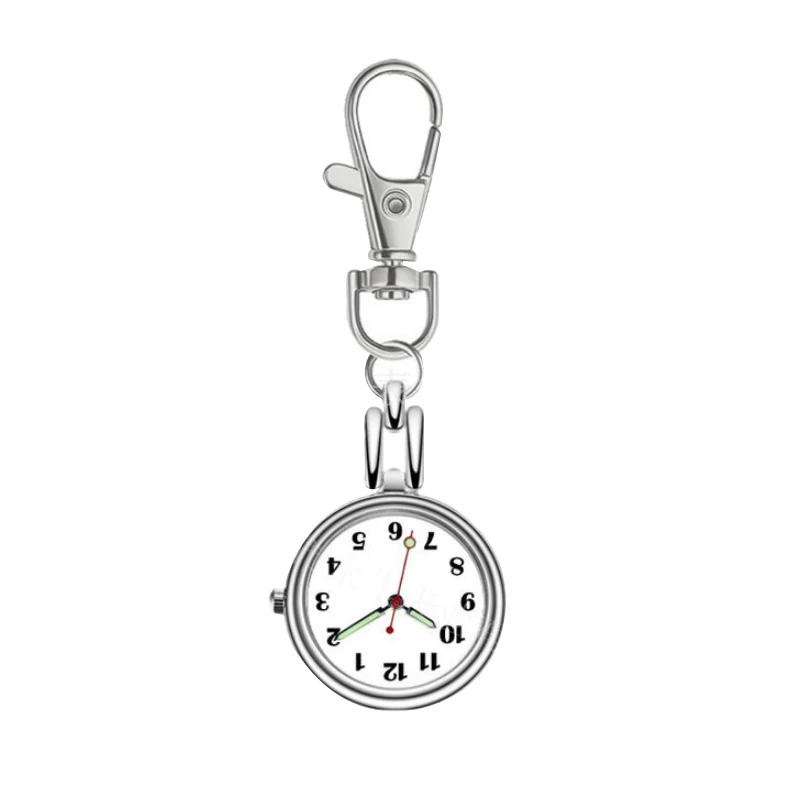 Часы карманные для медсестер светящиеся подвесные кварцевые часы с цепочкой