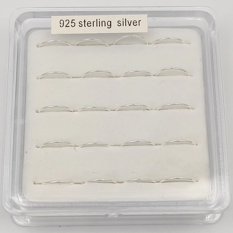 925 sterling silver plain Nose Ring Classic Nostril septum Lip Ear Cartilage Daith helix Body Piercing Jewelry 22G 20pcs/lot | Украшения и