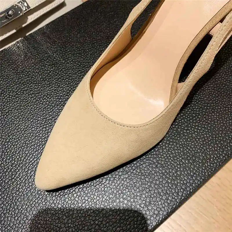 RIZABINA/женские туфли-лодочки из натуральной кожи обувь на тонком каблуке Женская