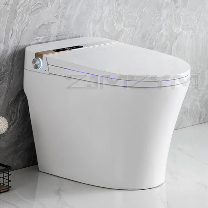 

Fully Automatic Smart Toilet, One-piece Hot Toilet Without Water Tank, Mobile phone APP Voice Control Automatic Flushing