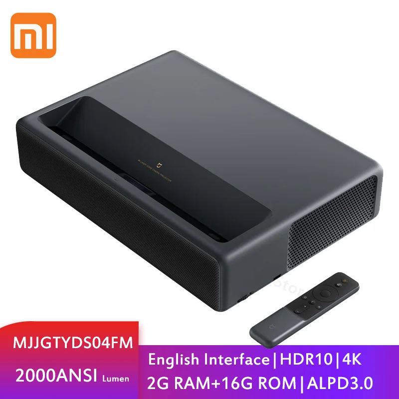 

Xiaomi Mijia Laser Projector TV 4K 1S 2000 ANSI Lumens Smart Home Theater 150Inch Projection Android TV HDR10 Dolby Audio Beamer