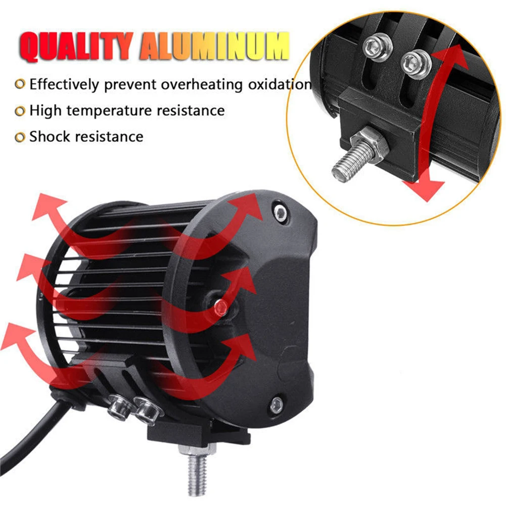 20 светодиодсветодиодный водонепроницасветильник светильников 60 Вт 2*4 дюйма IP67 |