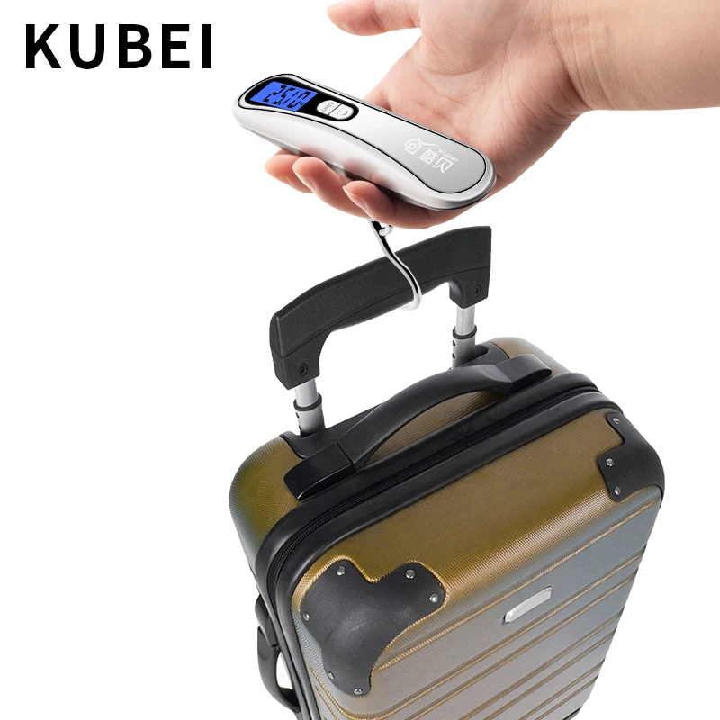 Кухонные принадлежности KUBEI, портативные электронные весы, весы для багажа весом 50 кг, прецизионный крючок, товары для домашних животных, маленькие весы