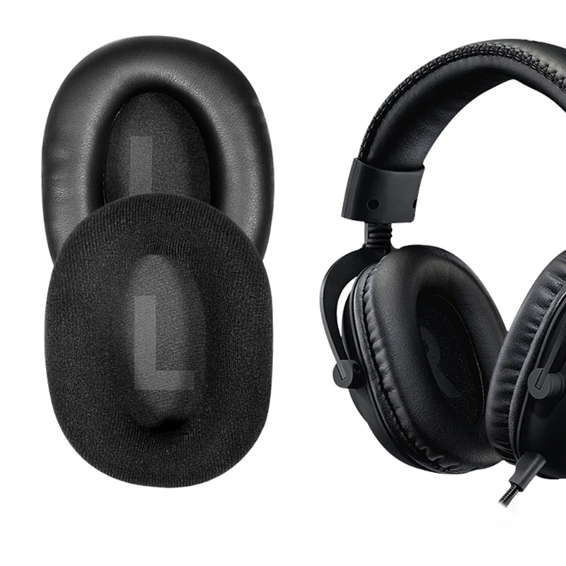 Амбушюры для наушников Logitech G Pro/G Pro X сменные амбушюры из мягкой кожи с эффектом