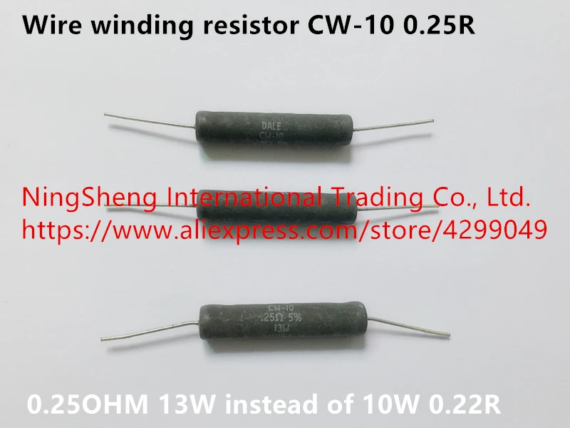 Оригинальный новый 100% проволочный обмоточный резистор CW 10 0 25r 25ohm 13 Вт вместо 22r