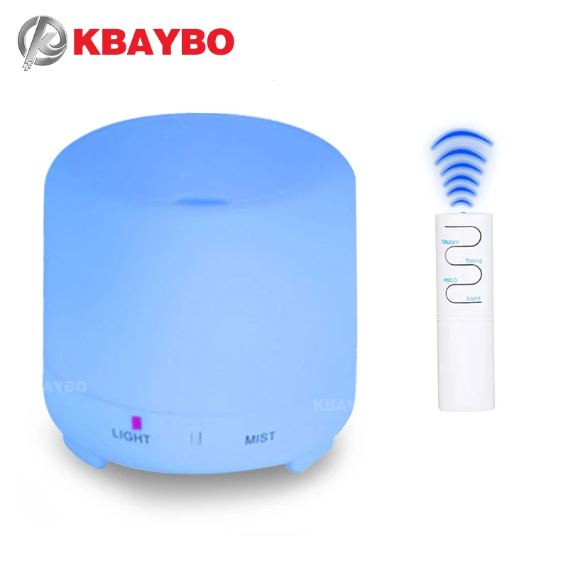 

KBAYBO 200ml USB Air humidifier ultraquiet air Diffuser for home office with 7 colors LED night light mist maker remote control