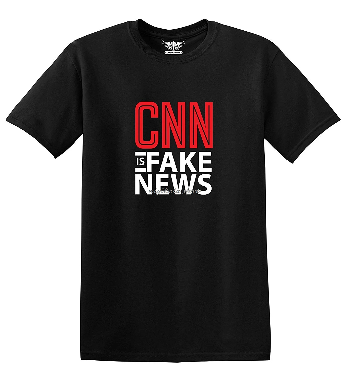 Мужская рубашка CNN is Fake News|Мужские футболки| |