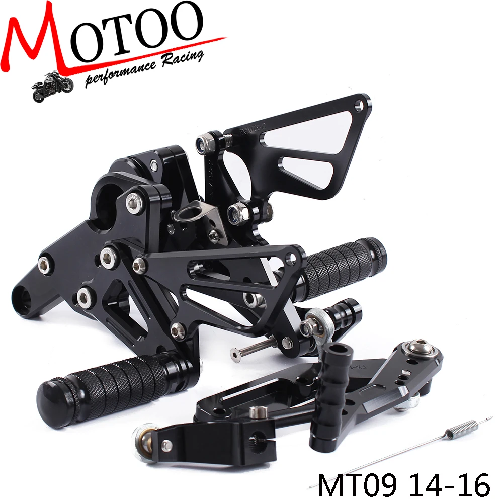 

Полный CNC алюминиевый мотоцикл Rearset задний Набор подножки для YAMAHA MT-09 MT09 MT 09 2014 2015 2016