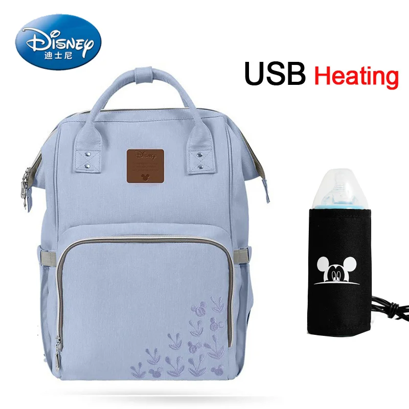 25 Disney Микки детские USB Пеленки сумки рюкзак для мам сумка для путешествий большой емкости мама сумка для ребенка многофункциональная детская коляска сумка - Цвет: 25