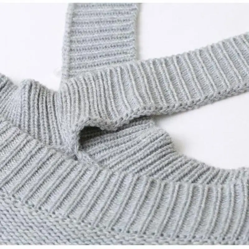 

Yzeqi Sexy Sweater Women Winter Knitted Dress Slim Fitting Lantern Sleeve Female Pullovers Long Sleeve Jumper Knitwear Girl Tops