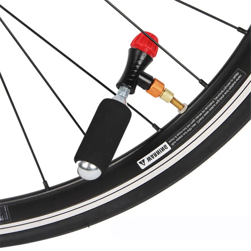 

Mini Bike Pump CO2 Inflatable Pump Insulated Sleeve Air Bicycle Pump Bicycle Ball Pump Bicycle Accessories