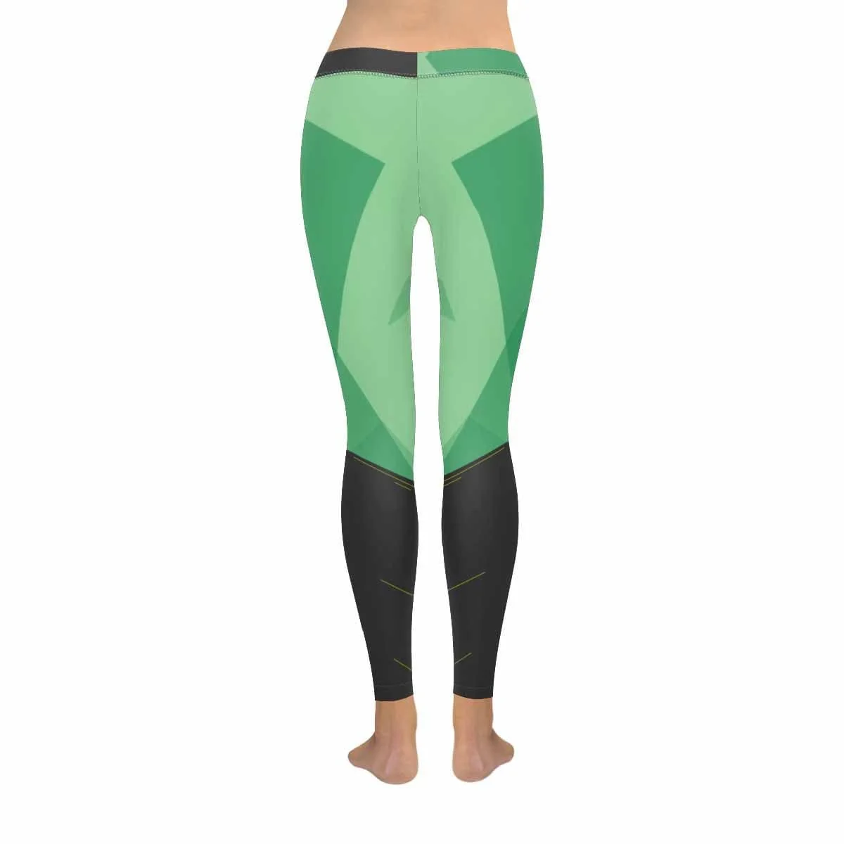 

Custom Face Green Black Shadow All-Over Low Rise Yoga Leggings