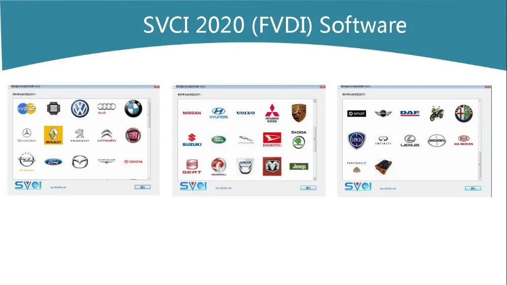 SVCI FVDI ABRITES Commander с программным обеспечением крышка VVDI2 Avdi ABRITES сканер полный FVDI SVCI