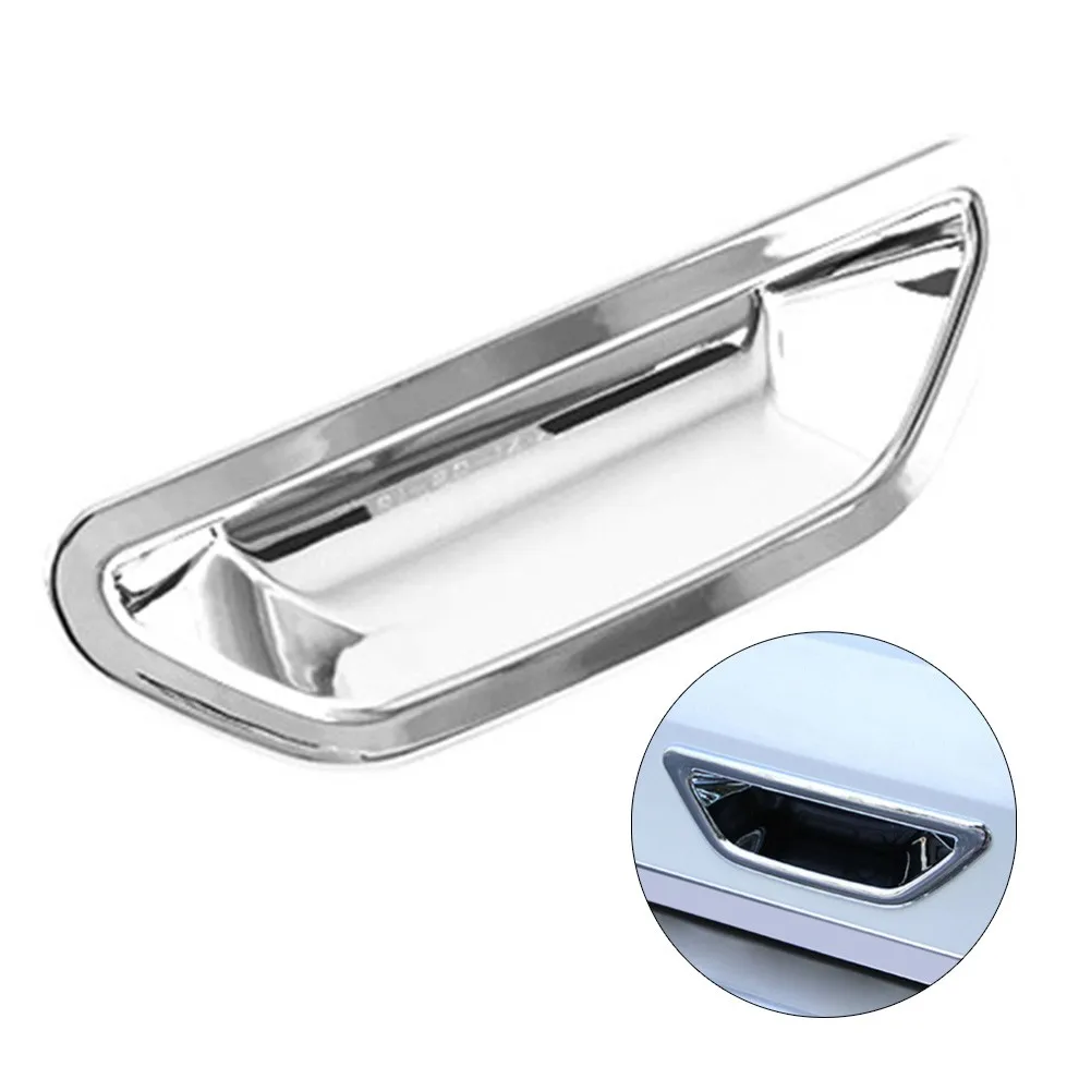 

1PC Chrome Trim Trunk Door Handle Cover For Nissan Rogue 2021 2022 Auto Door Handle Bowl Gate Grab Chrome Accessories