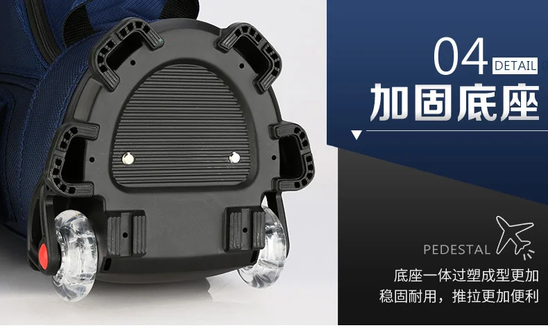 Send Hat! Golf Standard Bag Men's Women's Aviation Checked Ball Bags Zipper Pulley Bags Sports Outdoors Travel PU Nylon Bag