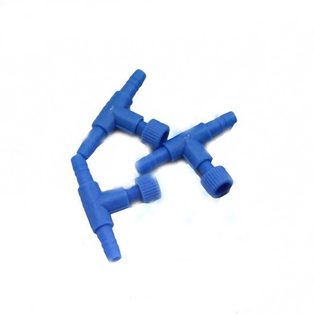 4 мм Т образный аквариумный воздушный линейный трубный соединитель пластиковый