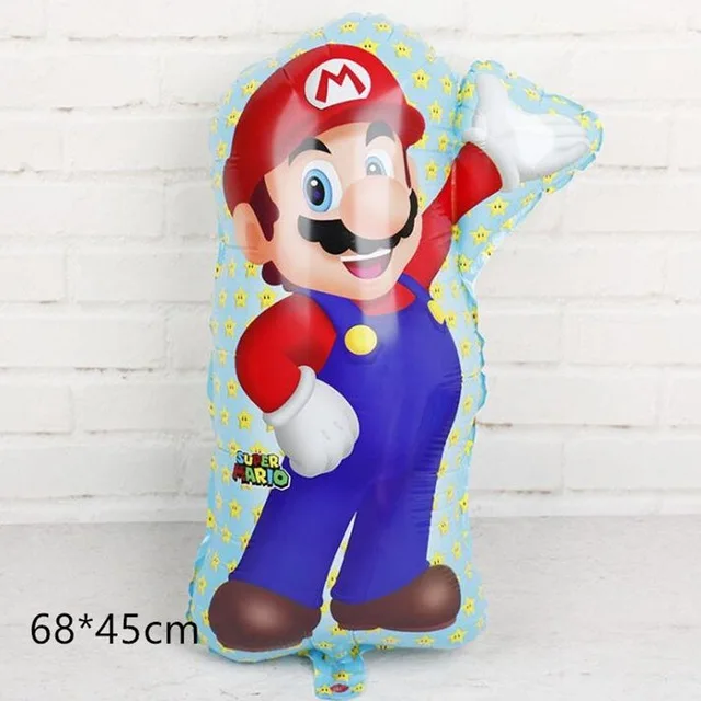 Новые воздушные шары Super Mario Bros, фильм, игра, мультфильм, шары, Луиджи, Марио, майлар, герой, тема, вечерние украшения на день рождения, детский подарок, игрушка для мальчика